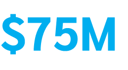 $75M