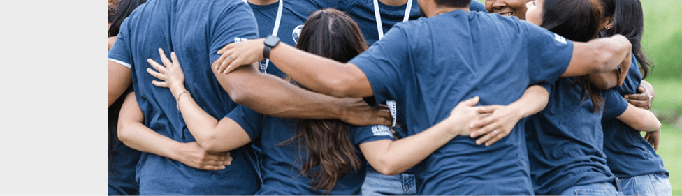 The multiracial group has really enjoyed their time working together.